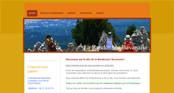 Desktop Screenshot of larandonneebavanaise.fr
