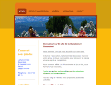 Tablet Screenshot of larandonneebavanaise.fr